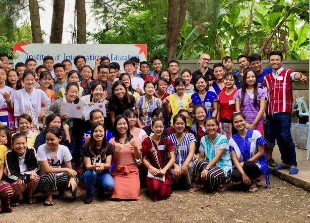 Group pictures of students at Mae Sot