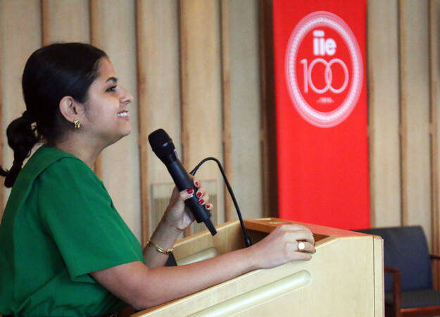 Sana Mustafa, Founder of Sana Mustafa Consulting LLC and Co-Founder of Network for Refugee Voices - IIE Centennial Medal Acceptance Speech